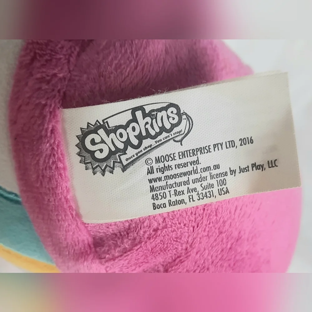 Shopkins Plush Sneaky Wedge Sneaker Shoe And Pancake Jake Lot Of 2 Stuffed Toys